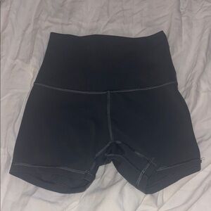 Dark grey lululemon align shorts